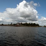 An isolated cottage on Gun Barrel that we passed.